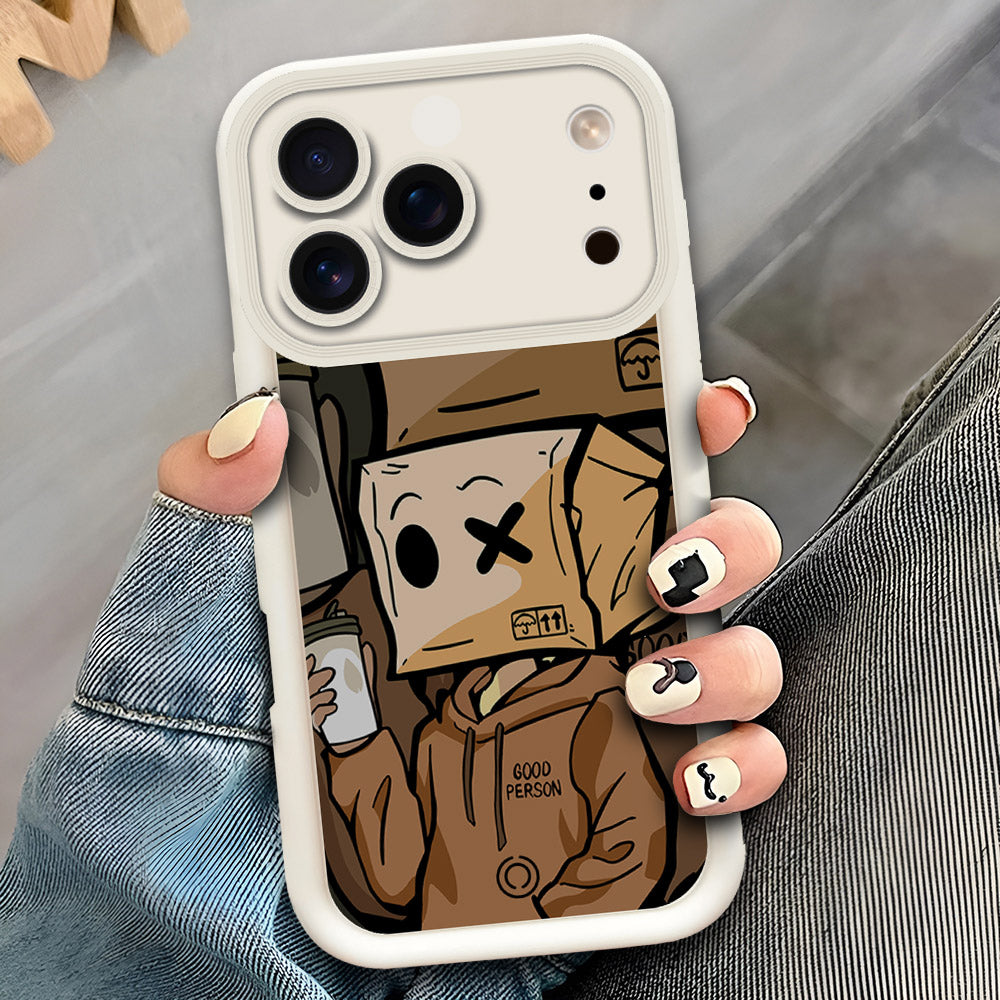 iPhone 17 Pro Max - Offwhite - D4 - ONation Step Up Series - HQ Liquid Silicone Soft Case