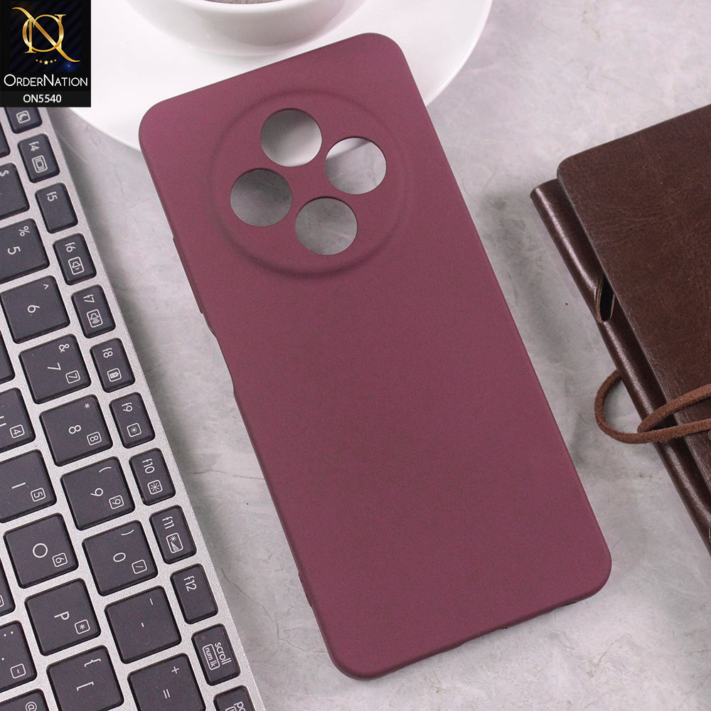 Tecno Spark 30 4G Cover - Maroon - New Premium High Quality Matte Sillica Gel Soft Case