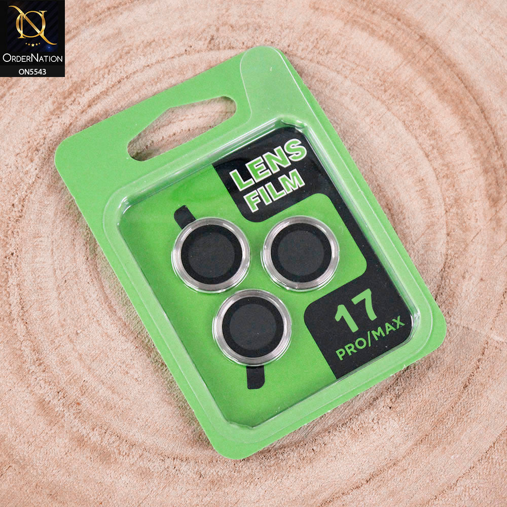 iPhone 17 Pro Max Camera Protector - Silver - Lens Film Anti Scratch Protective Camera Lens Protector