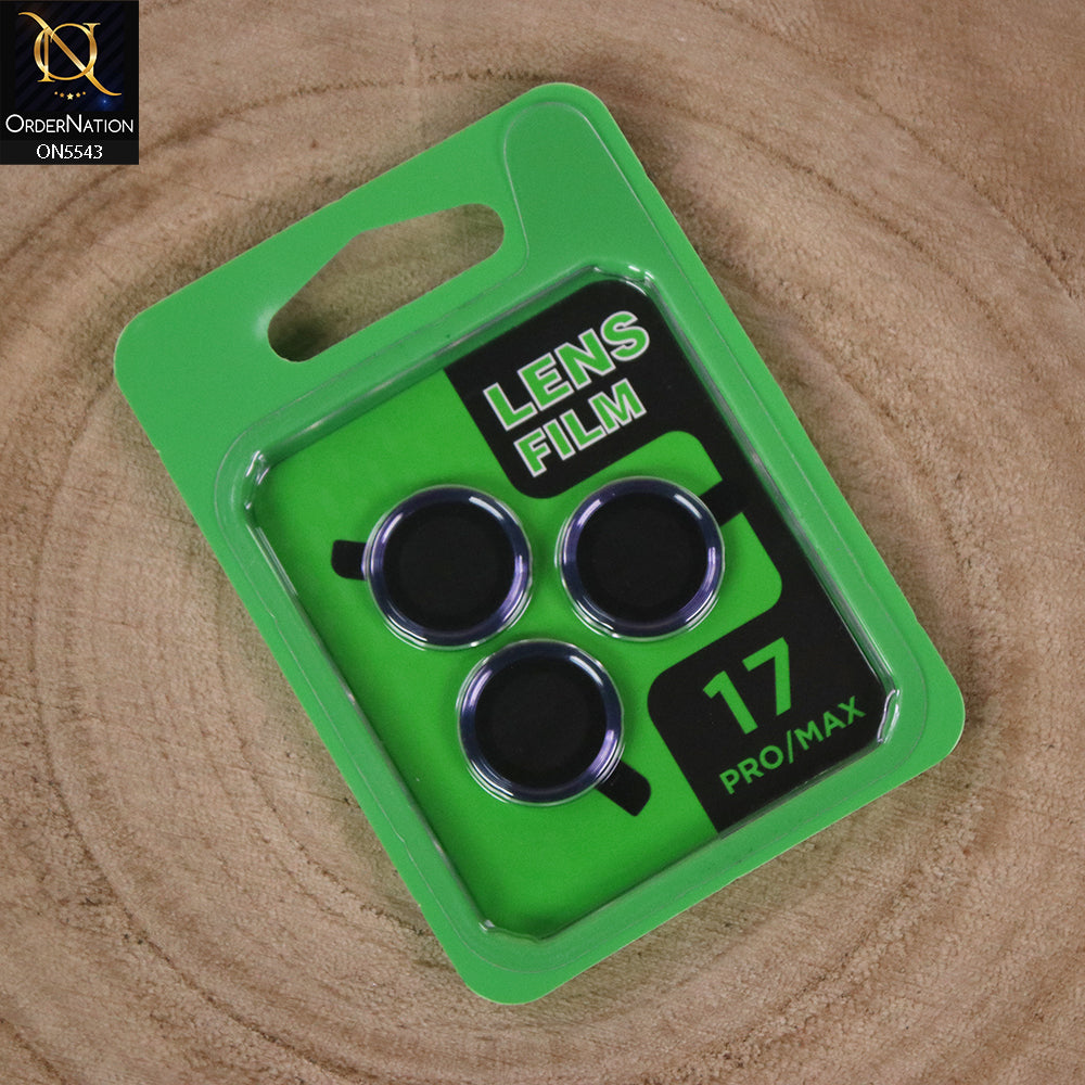 IPhone 17 Pro Max Camera Protector - Dark Blue - Lens Film Anti Scratch Protective Camera Lens Protector
