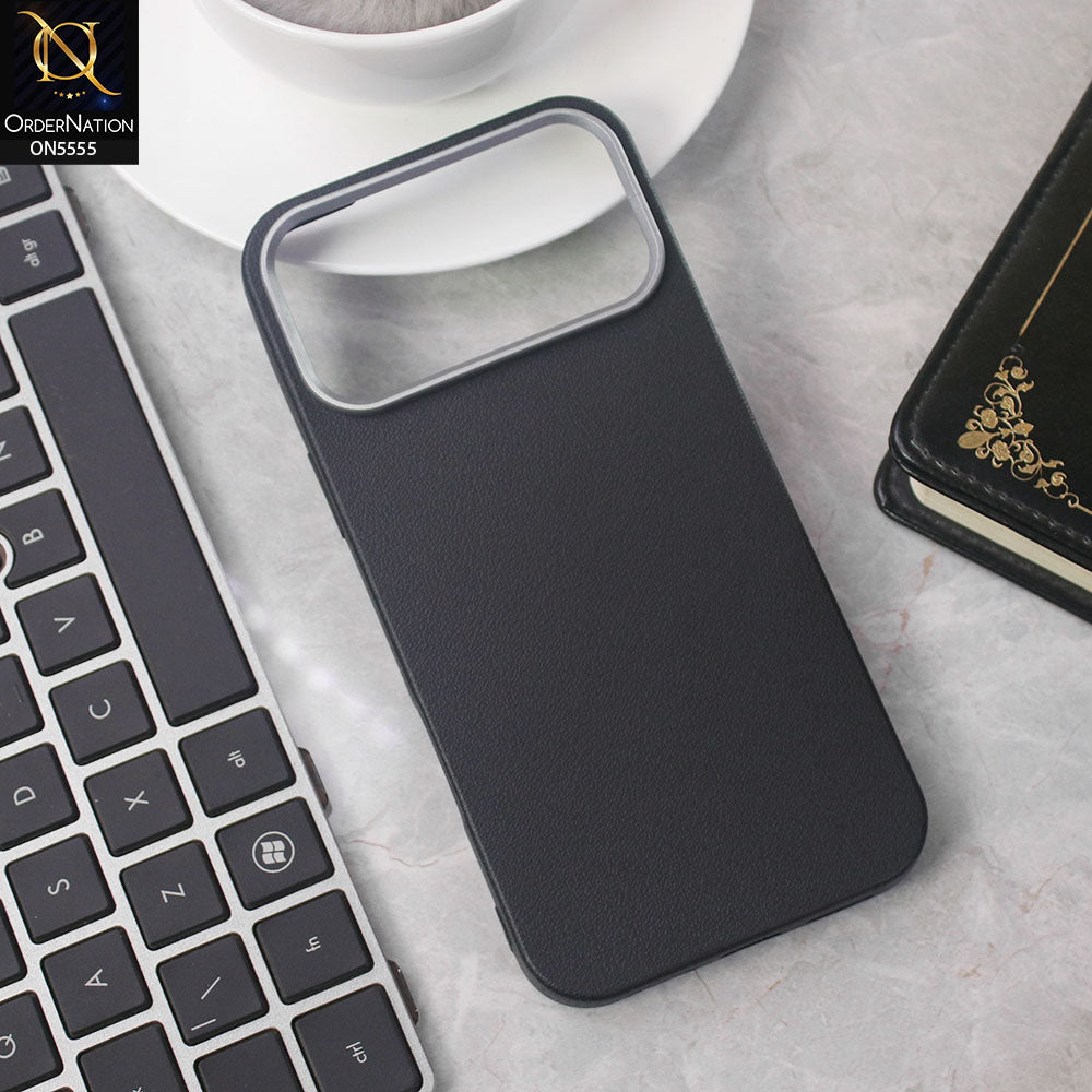 iPhone 17 Pro Max Cover - Black - New Premium Soft Case With Metal Camera Ring