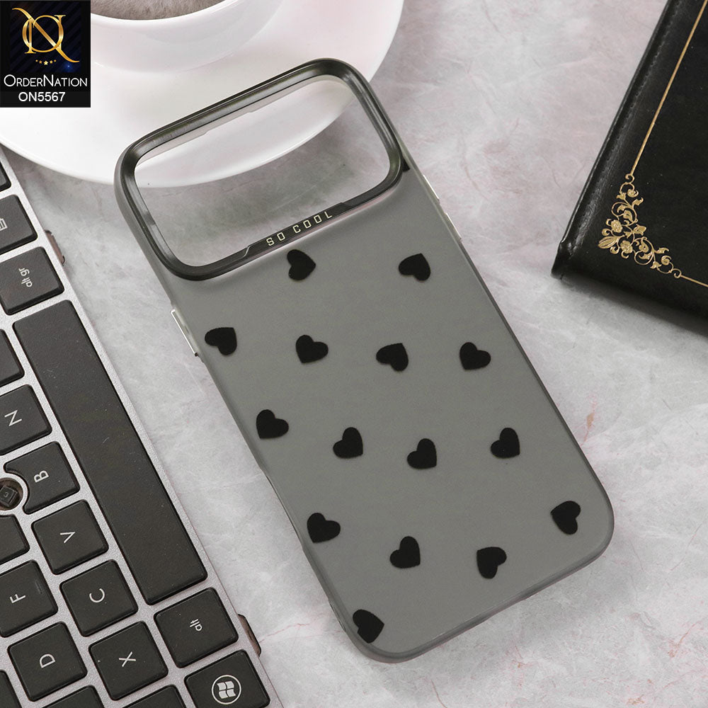 iPhone 17 Pro Max Cover - Design3 - New Elegant Cool Matte Shine Protective Soft Borders Case