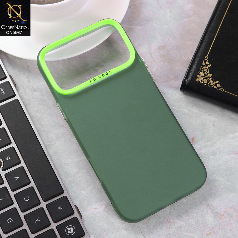 iPhone 17 Pro Max Cover - Design5 - New Elegant Cool Matte Shine Protective Soft Borders Case