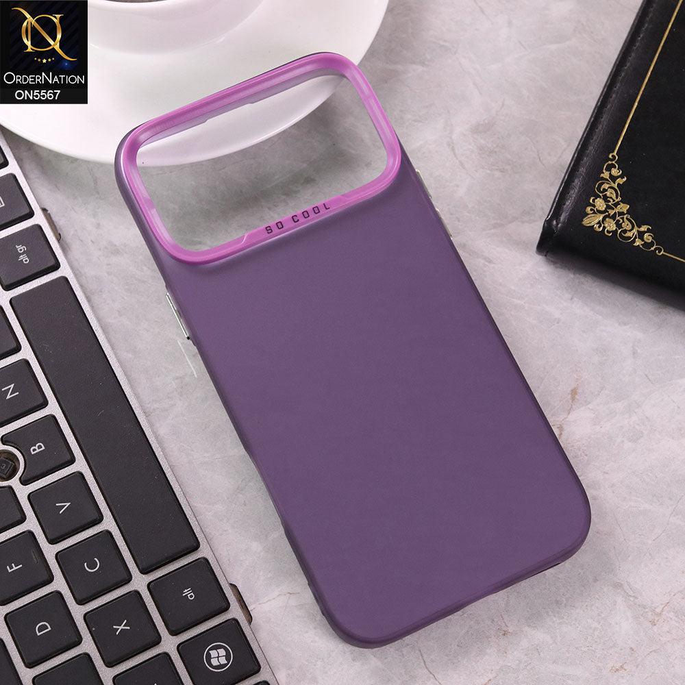 iPhone 17 Pro Max Cover - Design8 - New Elegant Cool Matte Shine Protective Soft Borders Case