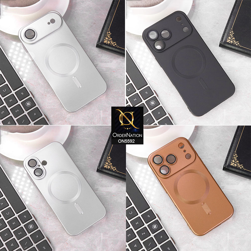 iPhone 17 Pro Max Cover - Golden - New High Quality Tpu Soft Sillicon Case With Camera Protection