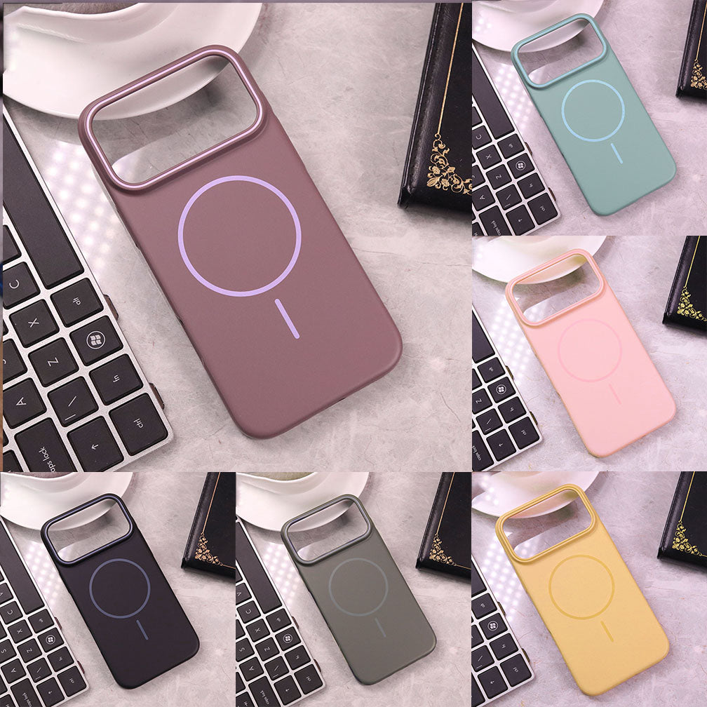 iPhone 17 Pro Max Cover - Gray - Trendy Magsafe Magnetic Hard Shell Case