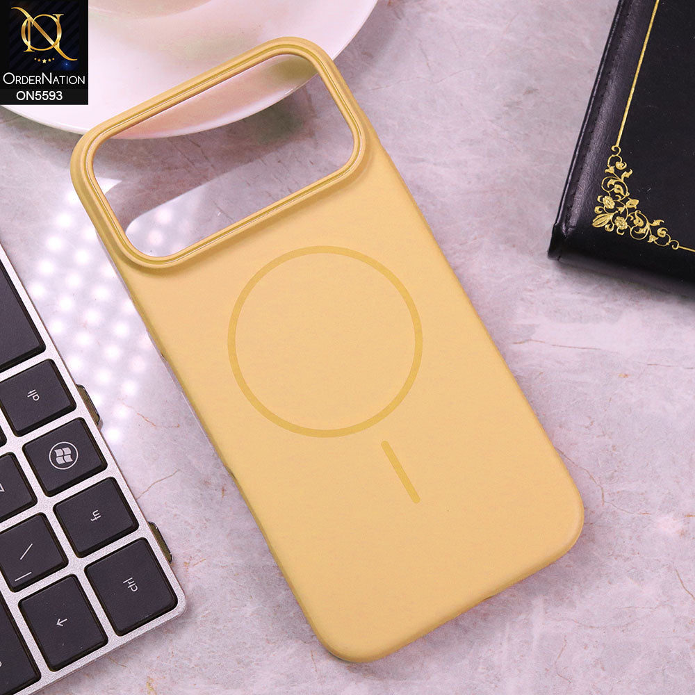 iPhone 17 Pro Max Cover - Orange - Trendy Magsafe Magnetic Hard Shell Case