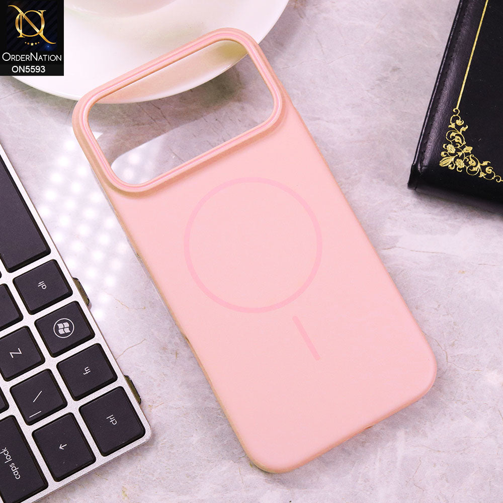 iPhone 17 Pro Max Cover - Pink - Trendy Magsafe Magnetic Hard Shell Case