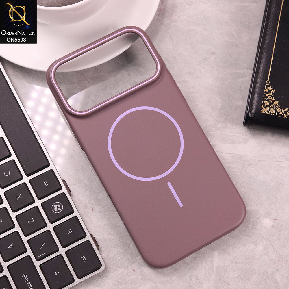 iPhone 17 Pro Max Cover - Purple - Trendy Magsafe Magnetic Hard Shell Case