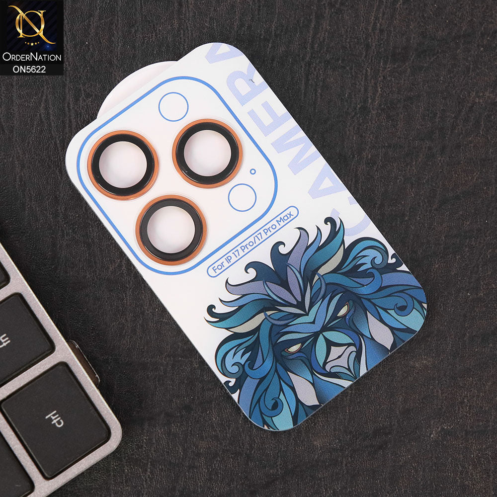 iPhone 17 Pro Max Camera Protector - Orange -LITO New High Quality Original PVD Camera Lense Protector