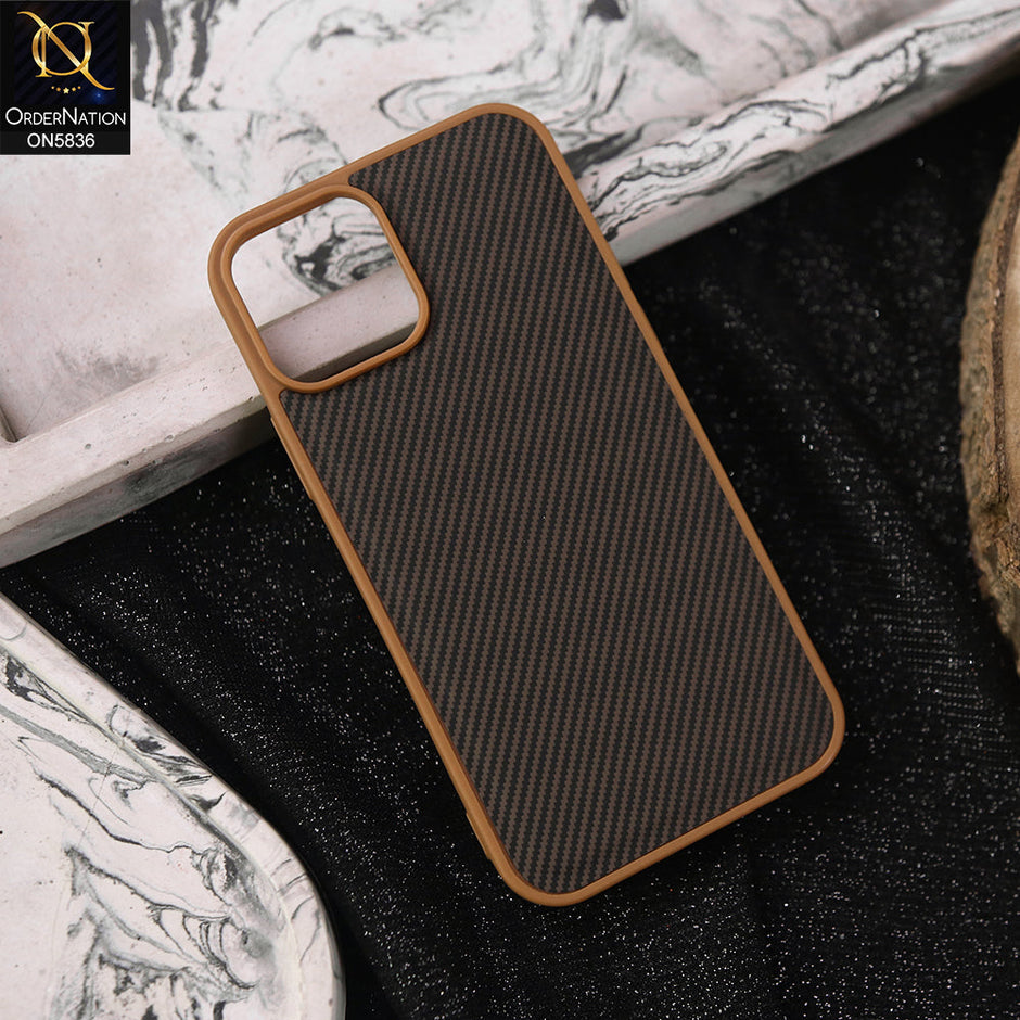 iPhone 12 Pro Max Cover - Brown - New Deluxe High Quality Matte Soft Tpu Carbon Fiber Texture Case on5836-ip12pm-brown_940x_7c64401e-c602-4ff1-bfb4-d833d9ab118f