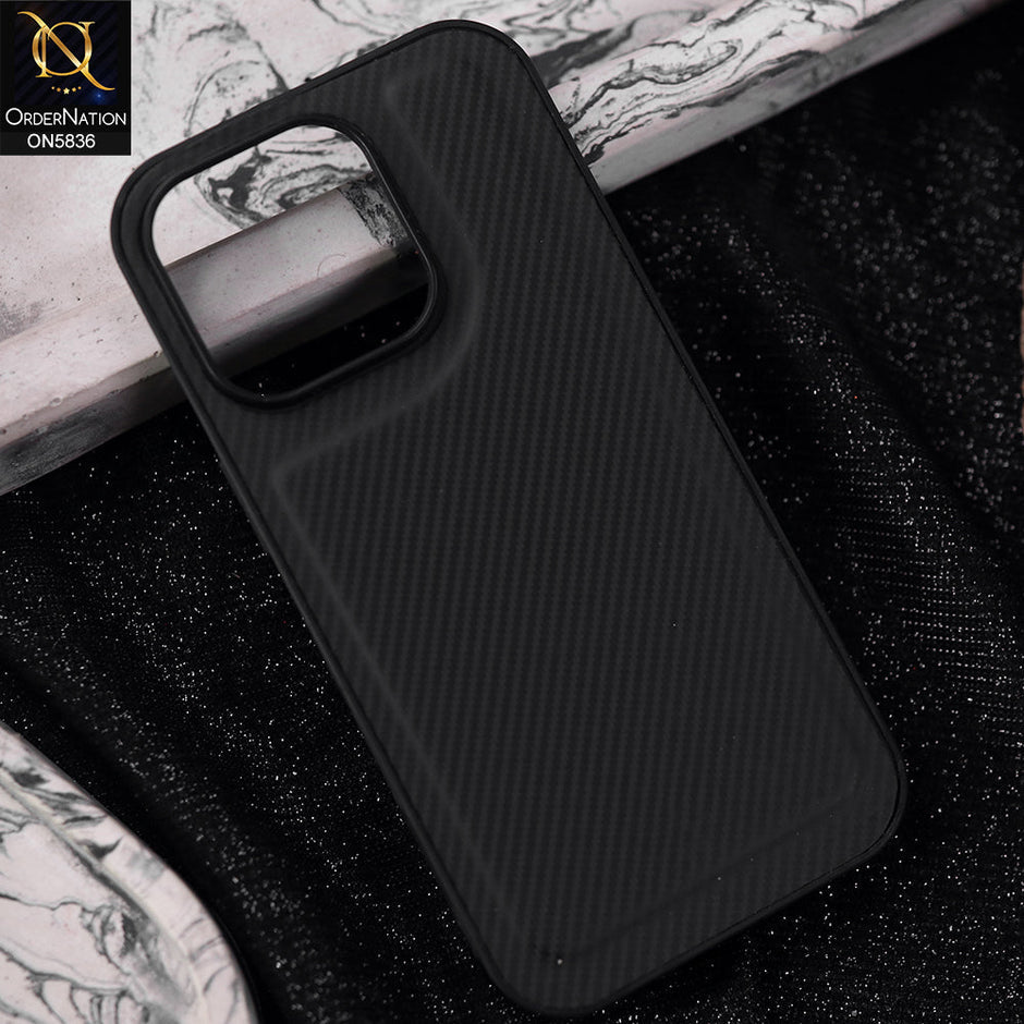 iPhone 15 Pro Max Cover - Black - New Deluxe High Quality Matte Soft Tpu Carbon Fiber Texture Case on5836-ip15pm-black_940x_0d132495-44a8-4aad-98b0-5c134ed6faed