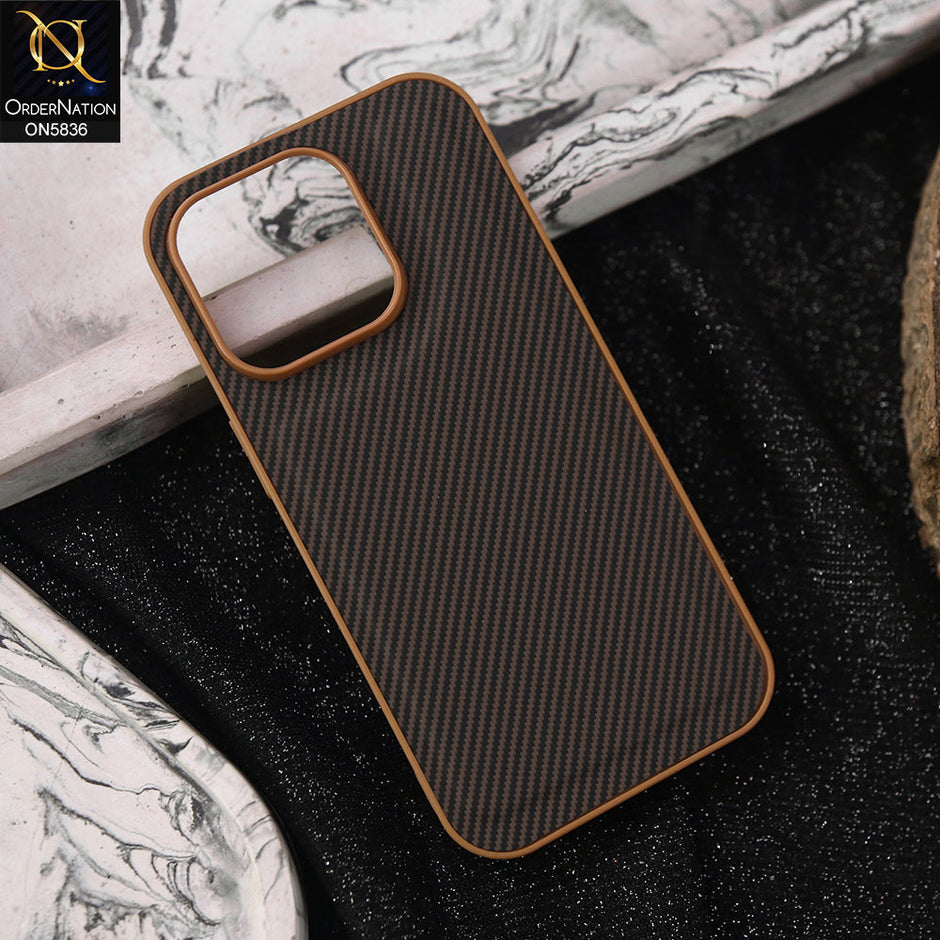 iPhone 15 Pro Max Cover - Brown - New Deluxe High Quality Matte Soft Tpu Carbon Fiber Texture Case on5836-ip15pm-brown_940x_17c197dd-c6d6-4884-86bb-0d1204fc785b