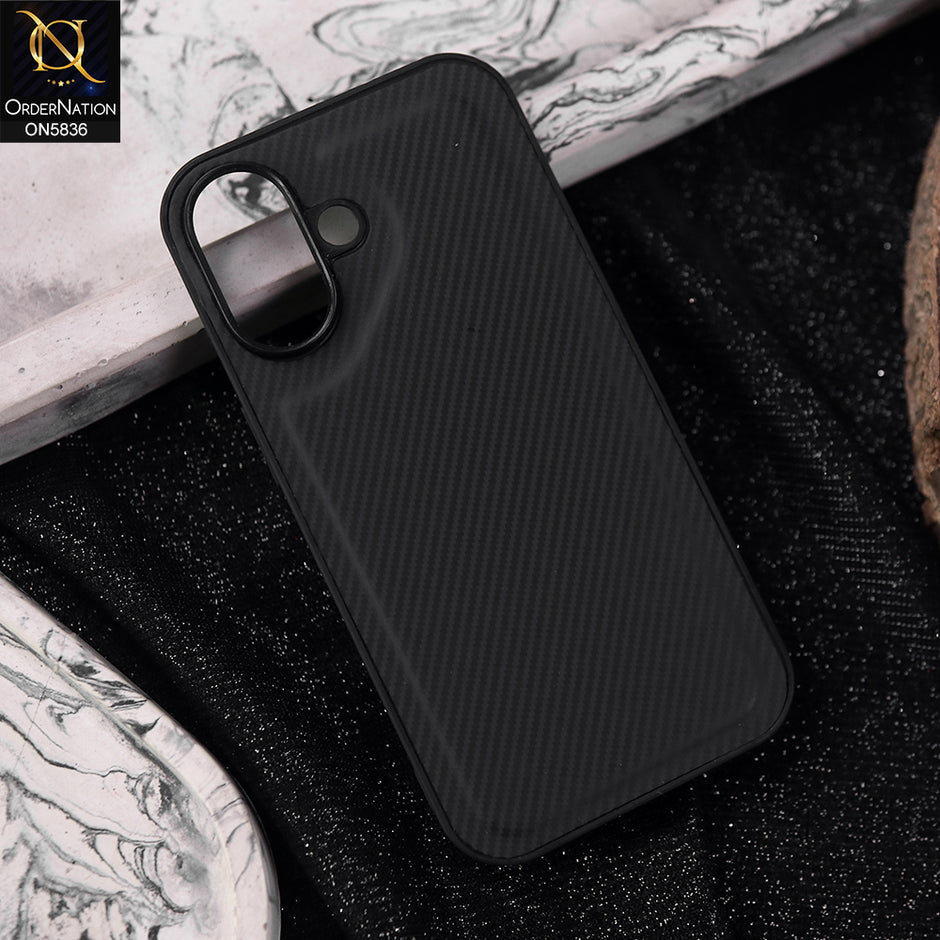 iPhone 16 Cover - Black - New Deluxe High Quality Matte Soft Tpu Carbon Fiber Texture Case on5836-ip16pm-black_940x_4703dc96-af44-4994-b22f-c89c41abf1b8