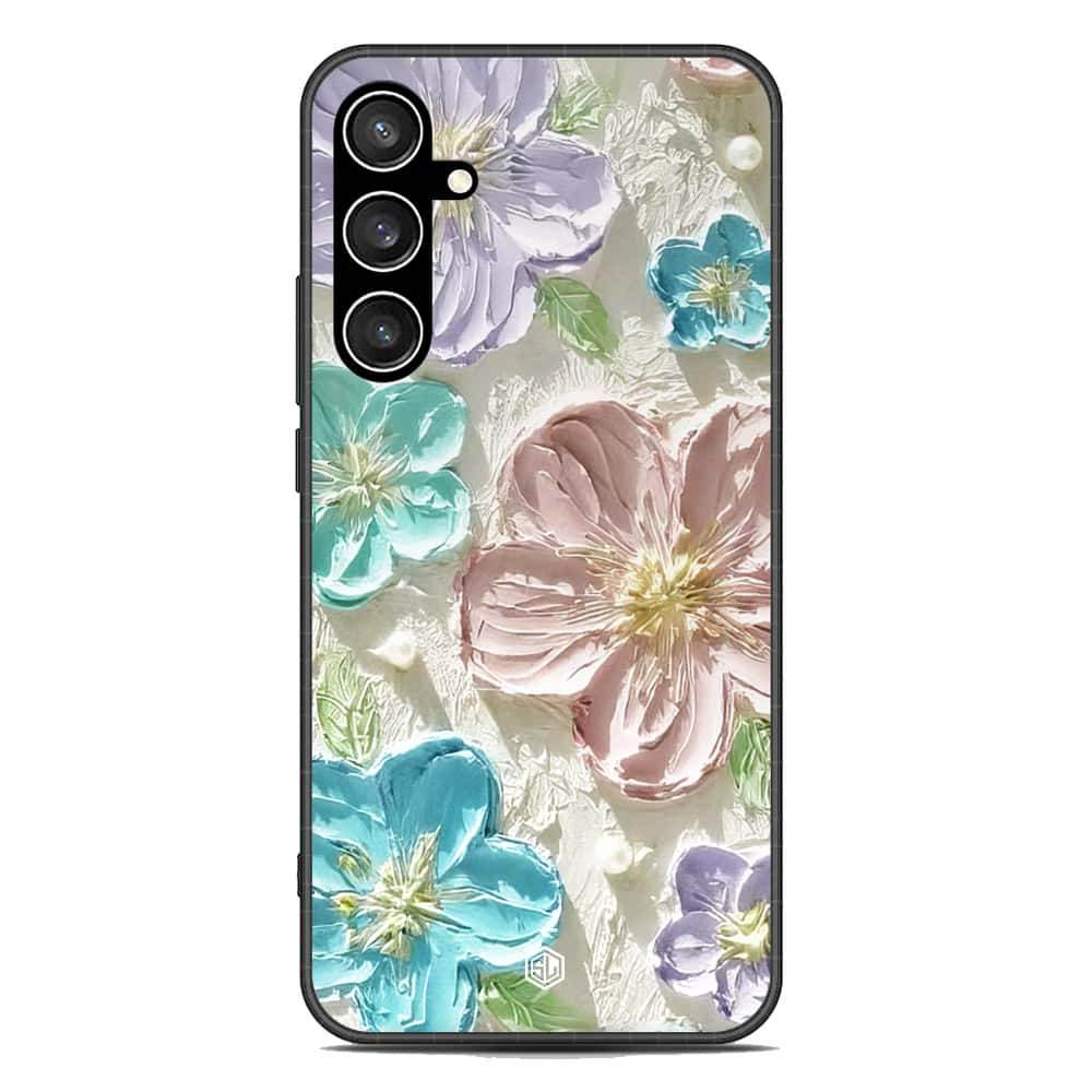 Floral Series Soft Phone Case - Premium Glass Case - Design 14 - Samsung Galaxy S23 FE - Futurestore.pk