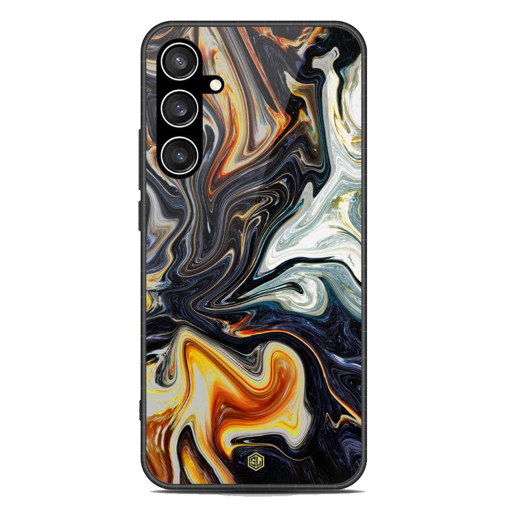 Marble Series Soft Phone Case - Premium Glass Case - Design 1 - Samsung Galaxy S23 FE - Futurestore.pk