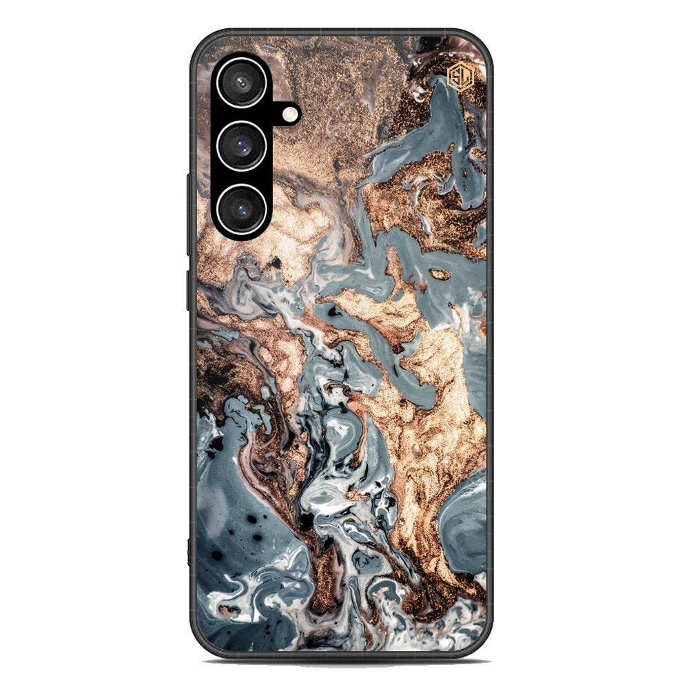 Marble Series Soft Phone Case - Premium Glass Case - Design 5 - Samsung Galaxy S23 FE - Futurestore.pk