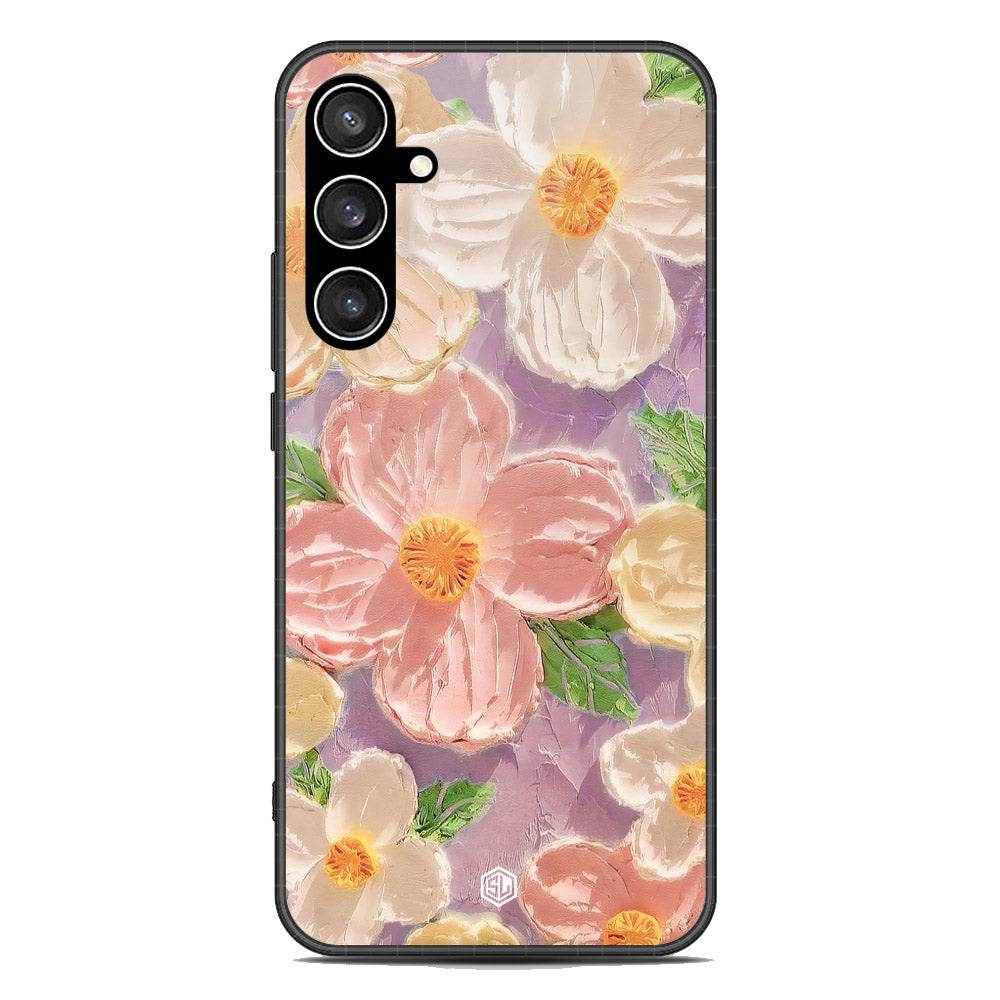 Floral Series Soft Phone Case - Premium Glass Case - Design 11 - Samsung Galaxy S23 FE - Futurestore.pk