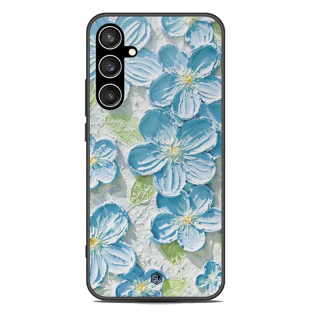 Floral Series Soft Phone Case - Premium Glass Case - Design 12 - Samsung Galaxy S23 FE - Futurestore.pk