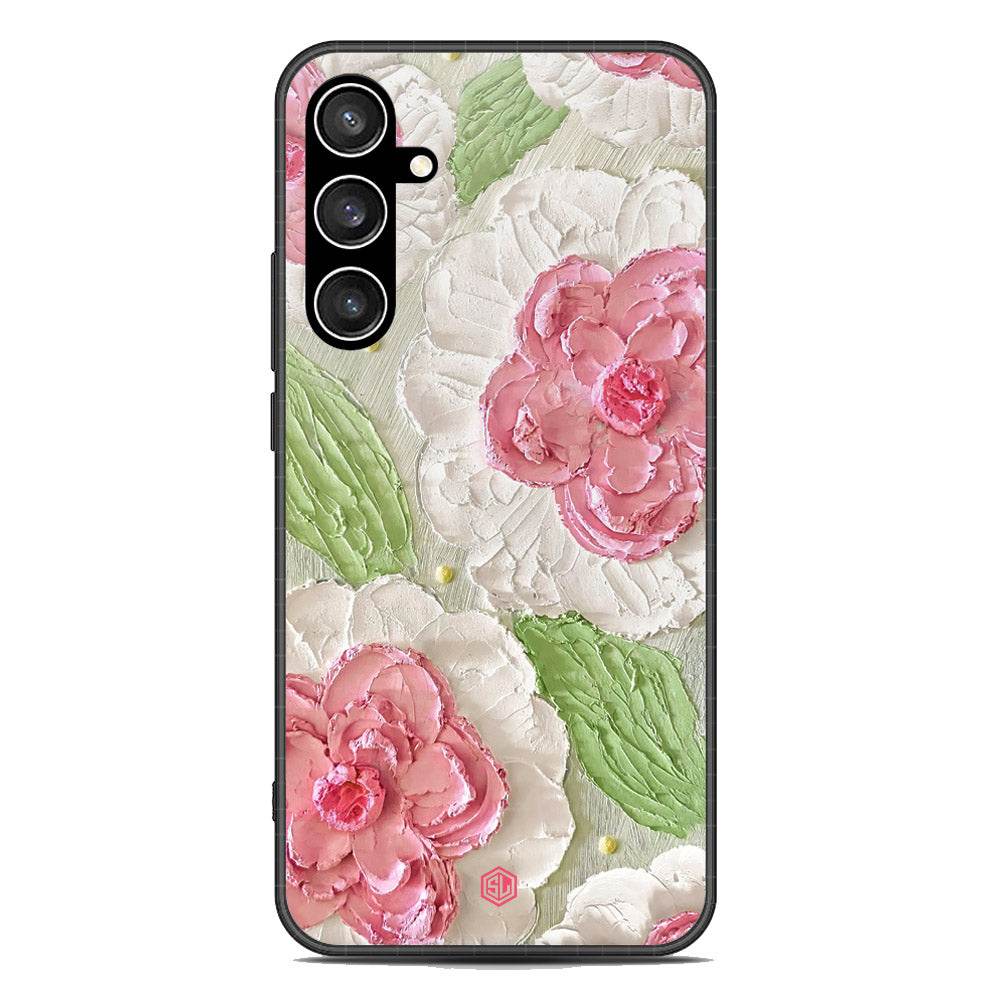 Floral Series Soft Phone Case - Premium Glass Case - Design 13 - Samsung Galaxy S23 FE - Futurestore.pk