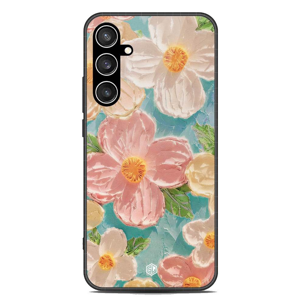 Floral Series Soft Phone Case - Premium Glass Case - Design 16 - Samsung Galaxy S23 FE - Futurestore.pk