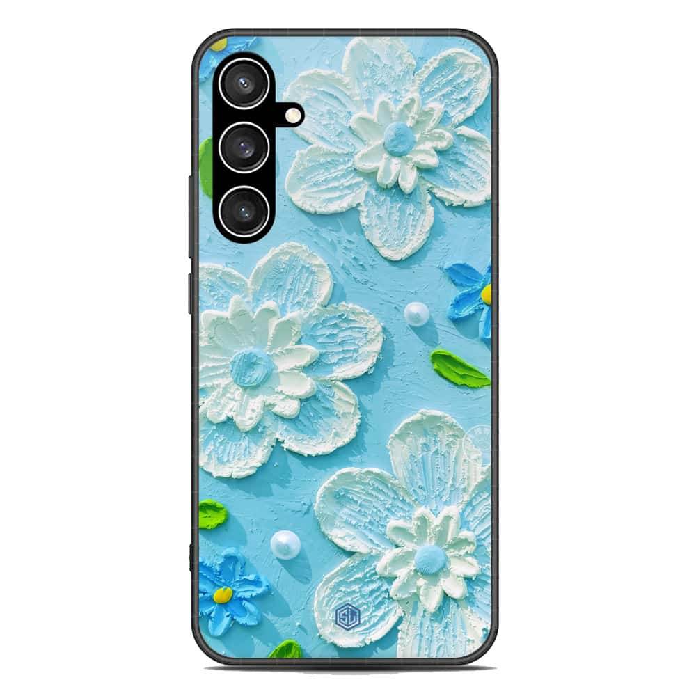 Floral Series Soft Phone Case - Premium Glass Case - Design 3 - Samsung Galaxy S23 FE - Futurestore.pk