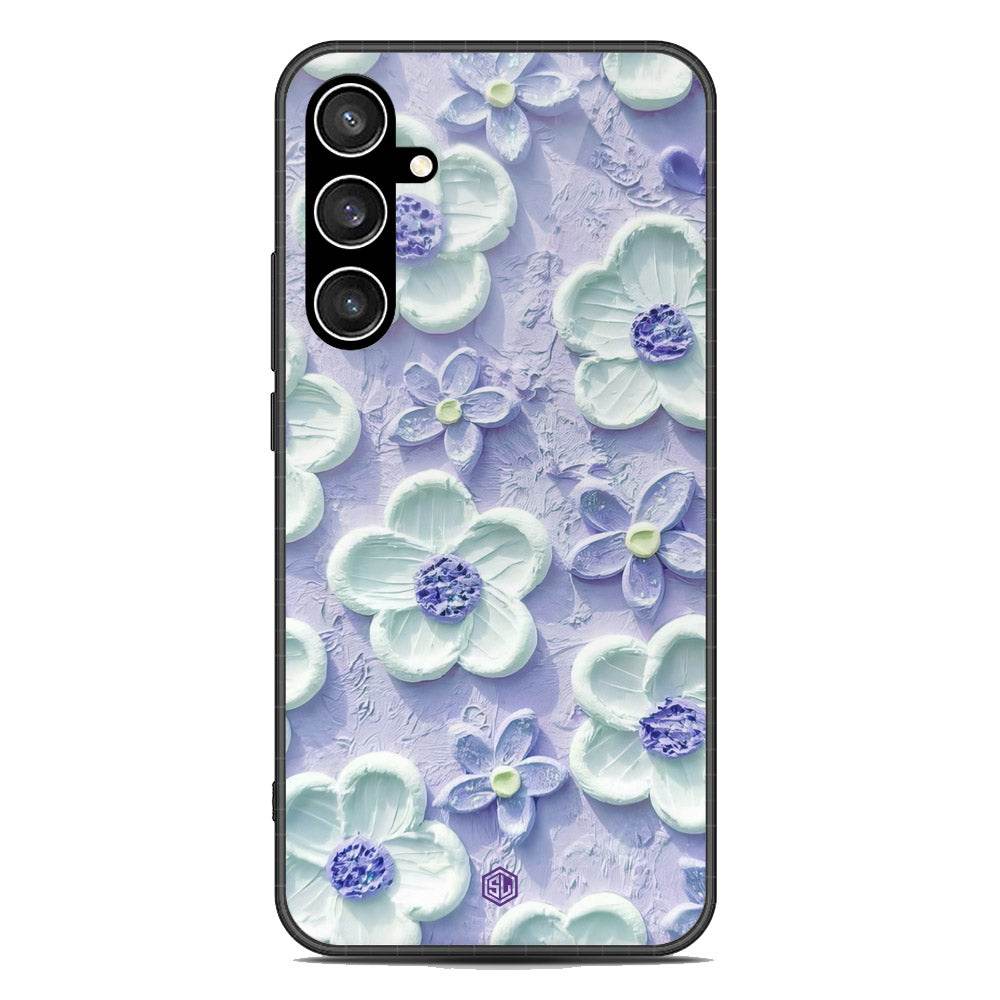 Floral Series Soft Phone Case - Premium Glass Case - Design 4 - Samsung Galaxy S23 FE - Futurestore.pk
