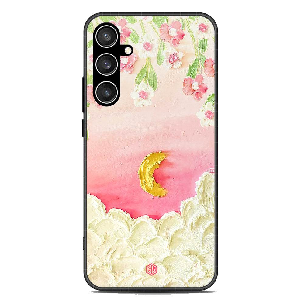 Floral Series Soft Phone Case - Premium Glass Case - Design 7 - Samsung Galaxy S23 FE - Futurestore.pk