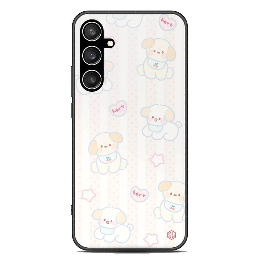 Cute Chic Series Soft Phone Case - Premium Glass Case - Design 5 - Samsung Galaxy S23 FE - Futurestore.pk