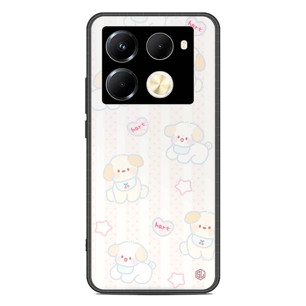 Cute Chic Series Soft Phone Case - Premium Glass Case - Design 5 - Infinix Note 40 Pro - Futurestore.pk