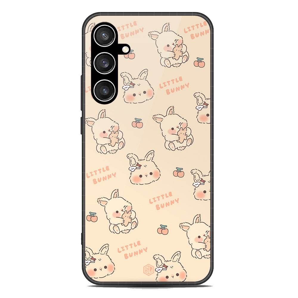 Cute Korean Design Series Soft Phone Case - Premium Glass Case - Design 2 - Samsung Galaxy S23 FE - Futurestore.pk