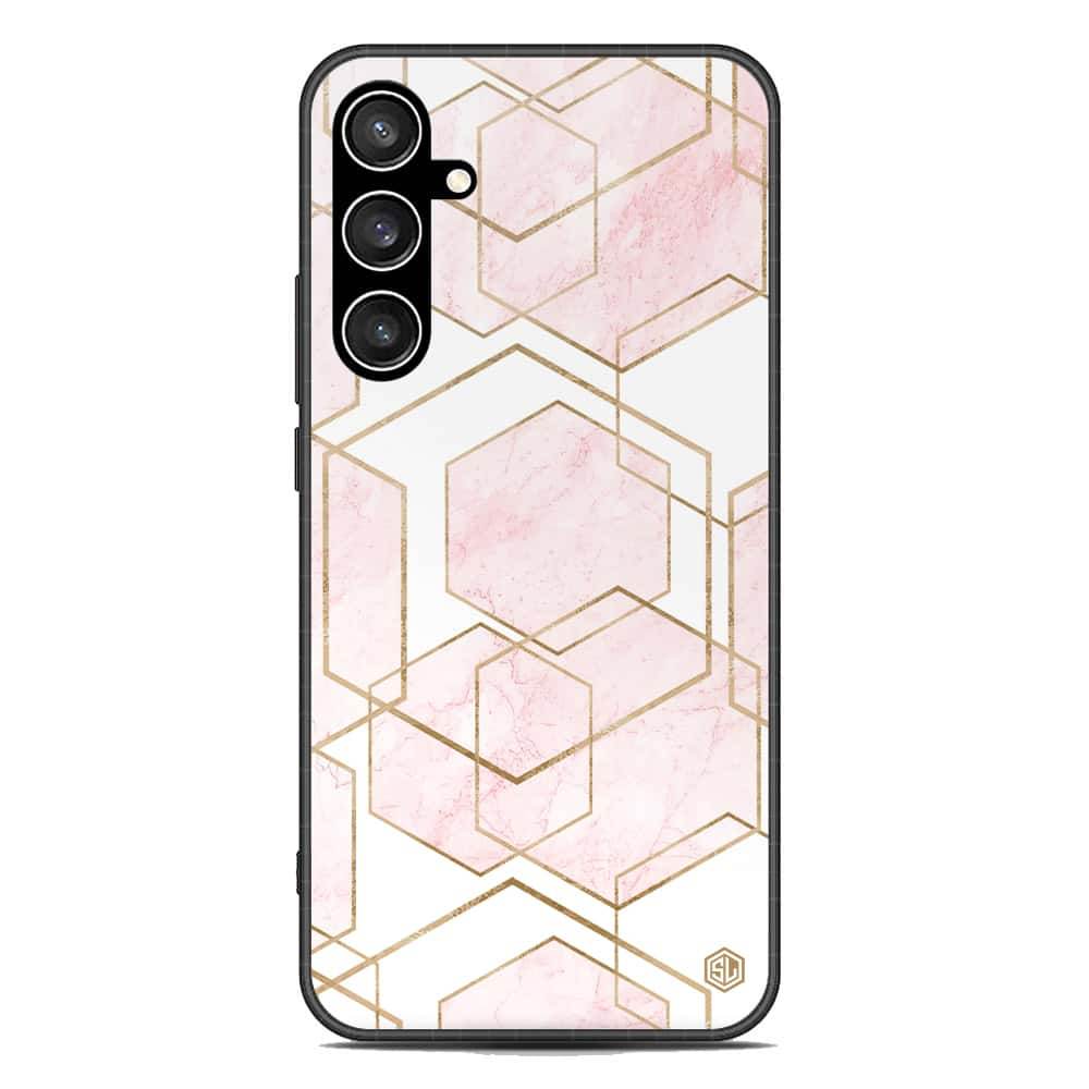 Stylish Marble Series Soft Phone Case - Premium Glass Case - Design 3 - Samsung Galaxy S23 FE - Futurestore.pk