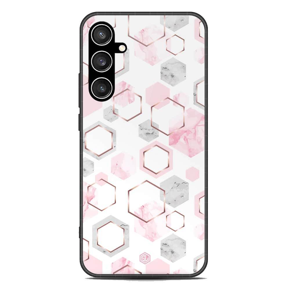 Stylish Marble Series Soft Phone Case - Premium Glass Case - Design 4 - Samsung Galaxy S23 FE - Futurestore.pk