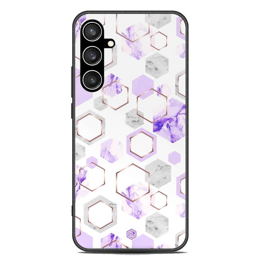 Stylish Marble Series Soft Phone Case - Premium Glass Case - Design 5 - Samsung Galaxy S23 FE - Futurestore.pk