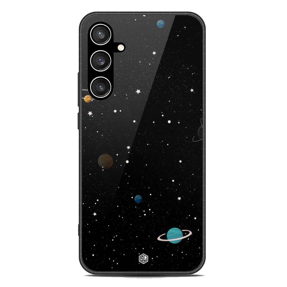 Space Series Soft Phone Case - Premium Glass Case - Design 3 - Samsung Galaxy S23 FE - Futurestore.pk