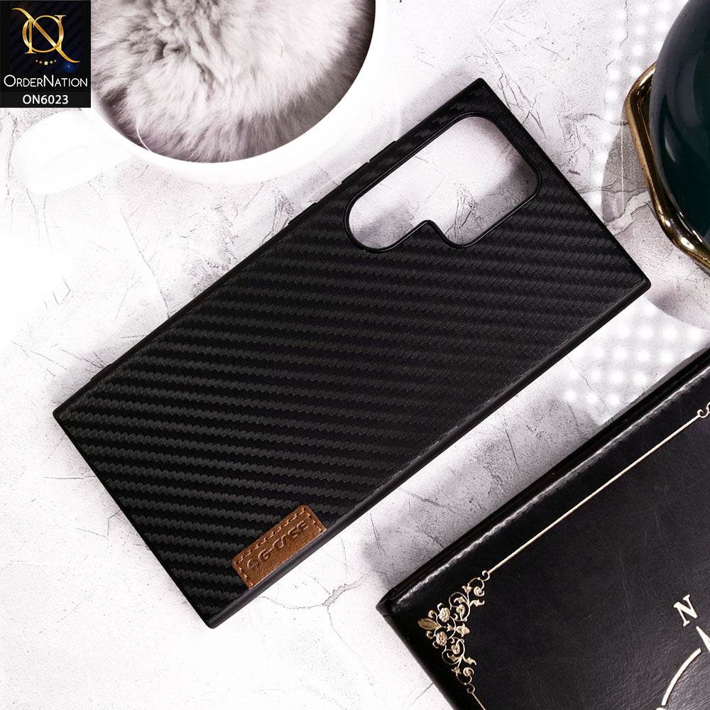 Samsung Galaxy S24 Ultra Cover - Design 3 - G-Case Dark Series Soft Borders Leather Protective Case