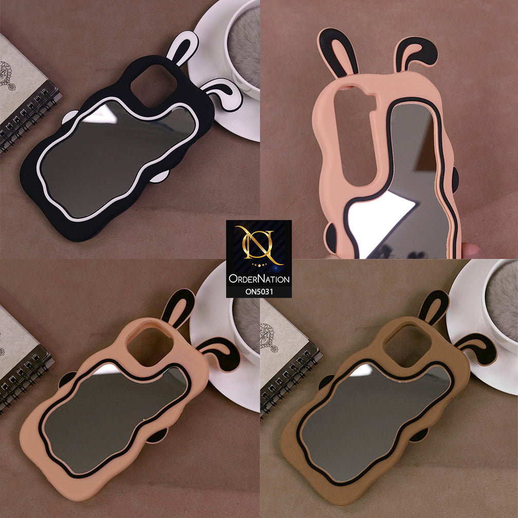 Samsung Galaxy A17 Cover - Peach - 360-Degree Protection Cute Cartoon Bunny Mirror Soft Silicone Case oon5031-collageee_7f45bcbd-9773-4fcf-92b1-809a765184bb Samsung Galaxy A17
