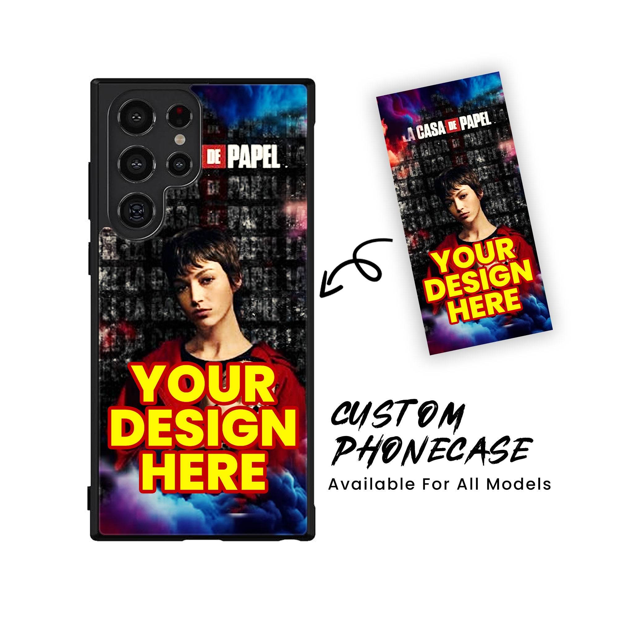Customized Own Premium Glossy Phone Case For All Models - Futurestore.pk