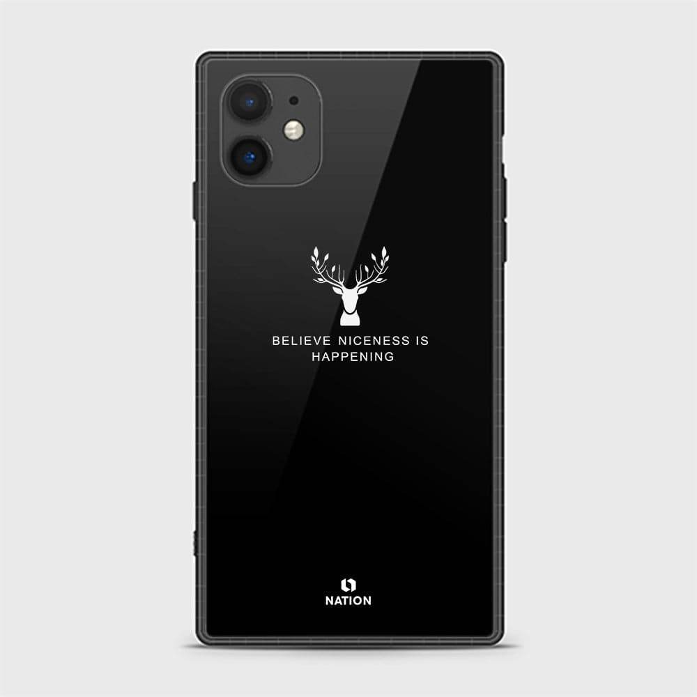 iPhone 11 Cover - Nice Series - HQ Ultra Shine Premium Infinity Glass Soft Silicon Borders Casee Design8