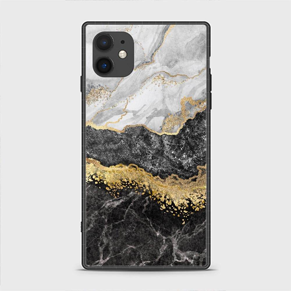 iPhone 11 Cover - Colorful Marble Series - HQ Ultra Shine Premium Infinity Glass Soft Silicon Borders Casee (Fast Delivery)(FS) Design2
