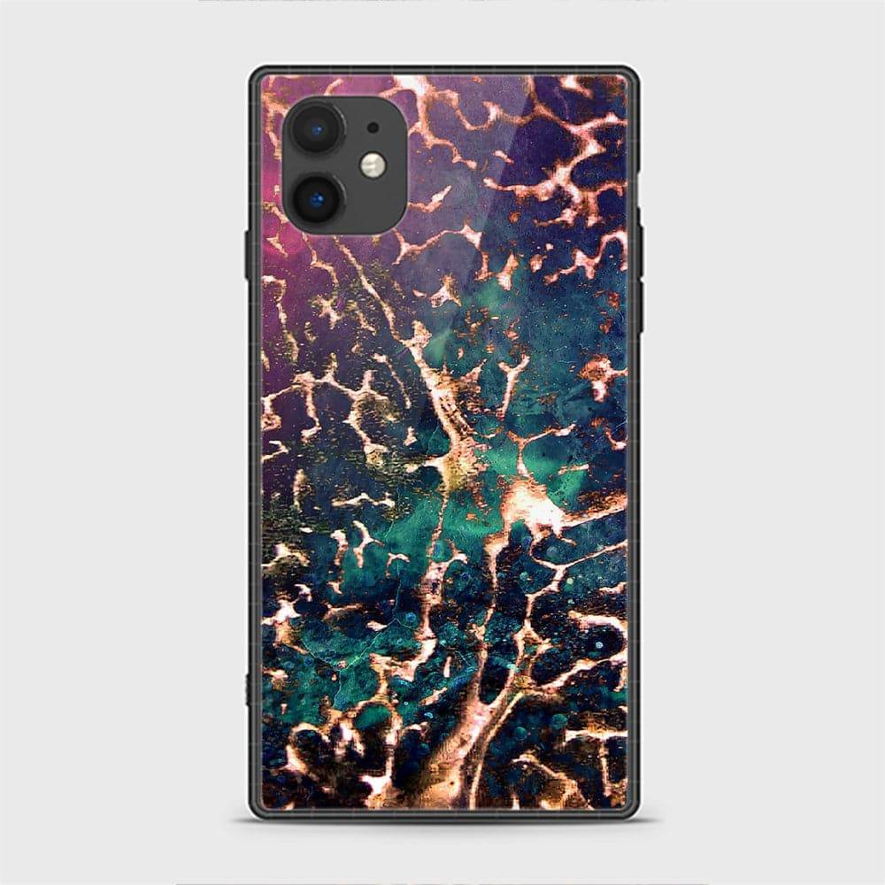 iPhone 11 Cover - Colorful Marble Series - HQ Ultra Shine Premium Infinity Glass Soft Silicon Borders Casee Design4