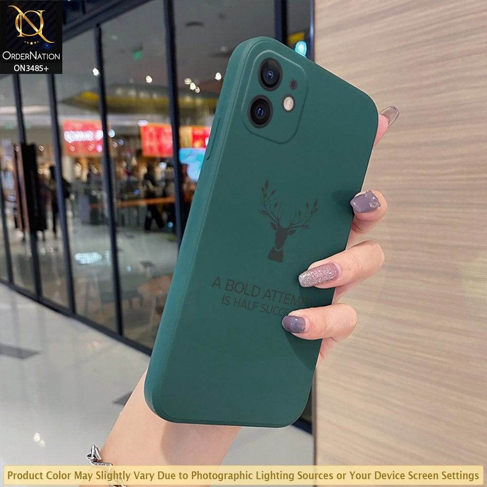 iPhone 11 Cover - ONation Bold Series - HQ Liquid Silicone Elegant Colors Camera Protection Soft Case - Futurestore.pk