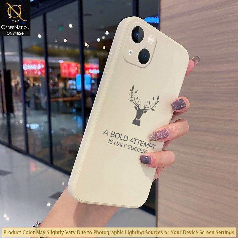 iPhone 13 Cover - ONation Bold Series - HQ Liquid Silicone Elegant Colors Camera Protection Soft Case - Futurestore.pk