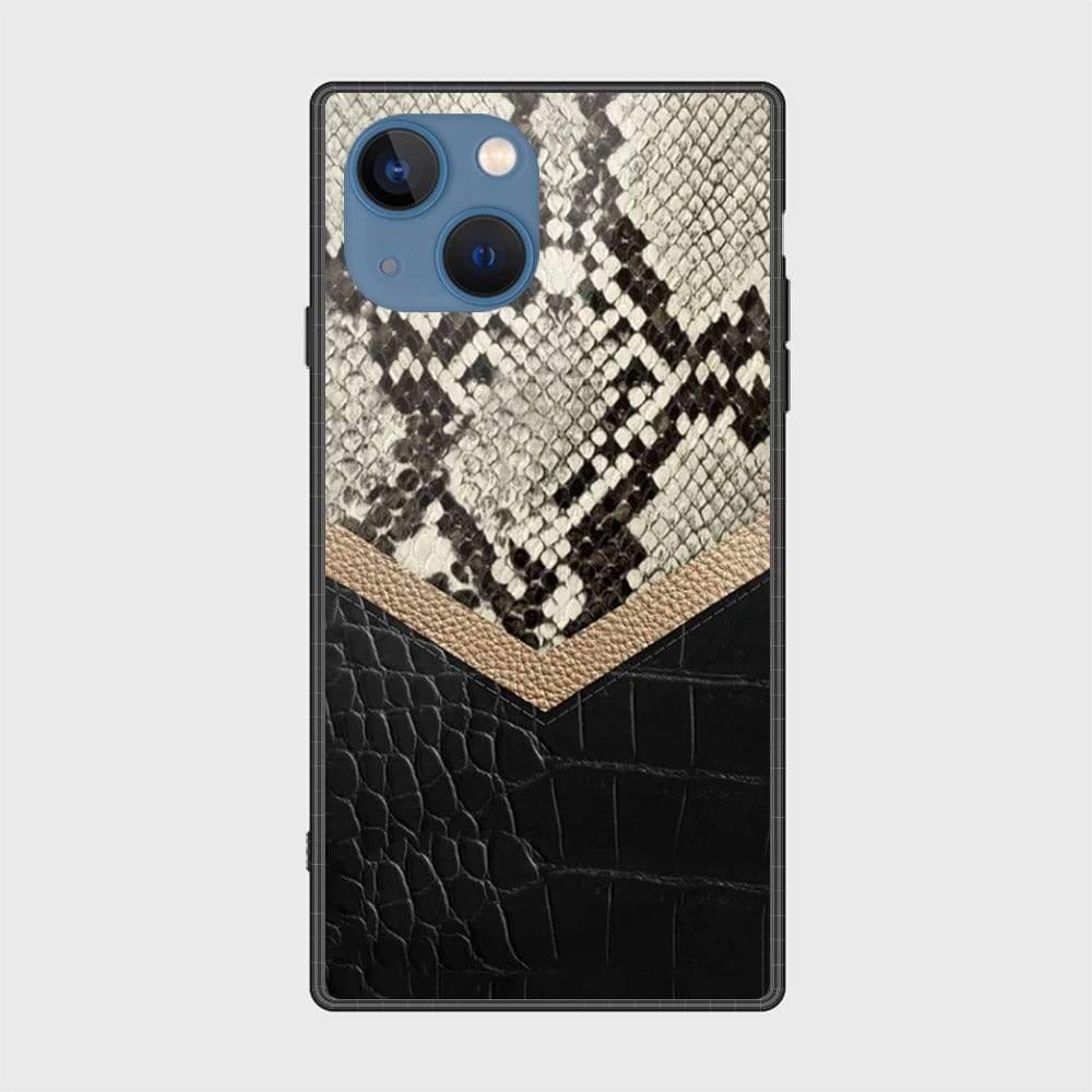 iPhone 13 Cover- Printed Skins Series - HQ Ultra Shine Premium Infinity Glass Soft Silicon Borders Case Design3