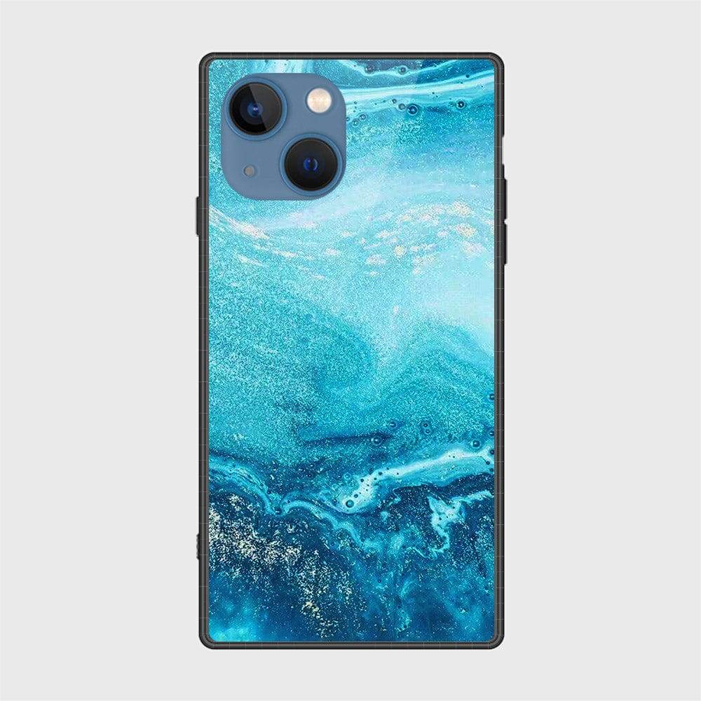 iPhone 13 Cover- Mystic Marble Series - HQ Ultra Shine Premium Infinity Glass Soft Silicon Borders Case Design4