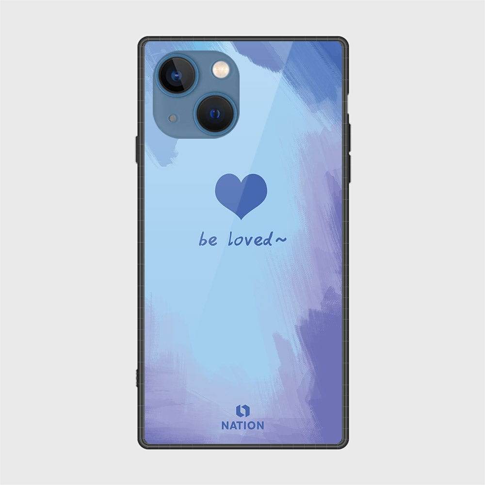 iPhone 13 Cover- Onation Heart Series - HQ Ultra Shine Premium Infinity Glass Soft Silicon Borders Case Design2