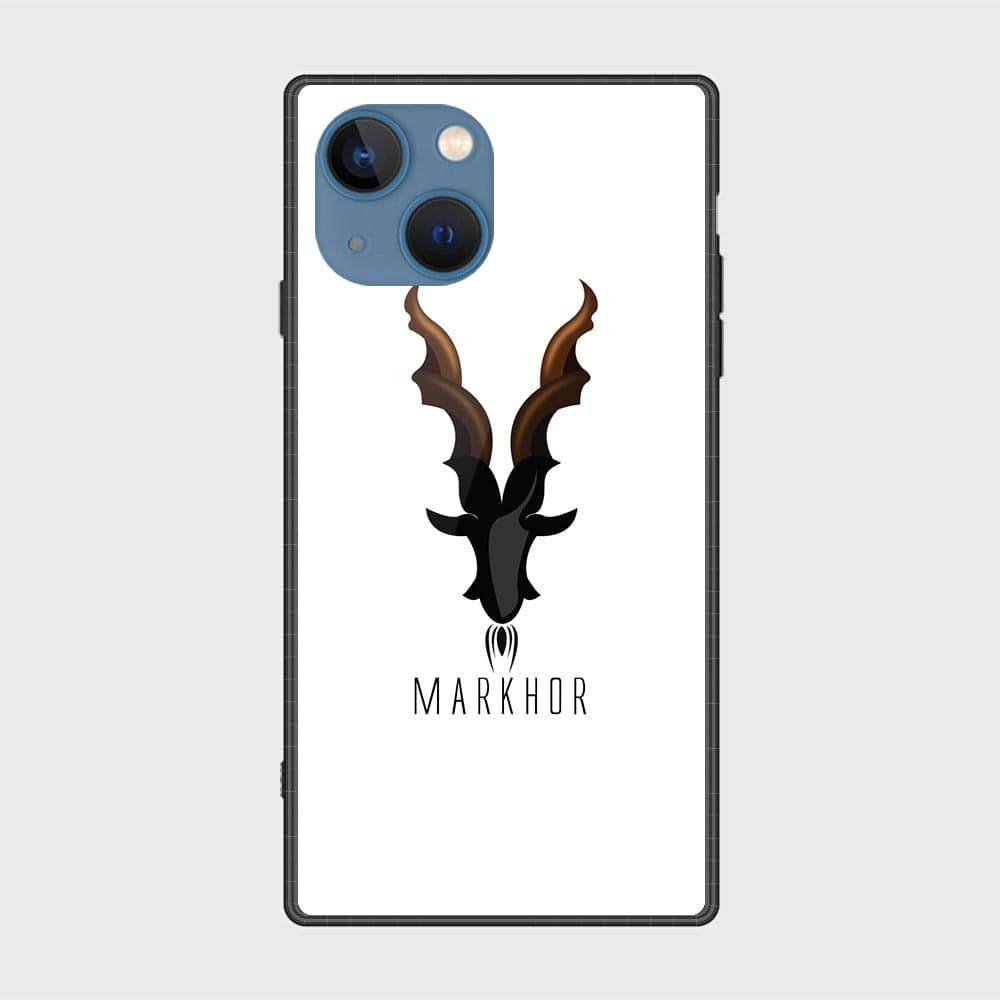 iPhone 13 Cover - Markhor Series - HQ Ultra Shine Premium Infinity Glass Soft Silicon Borders Case Design2