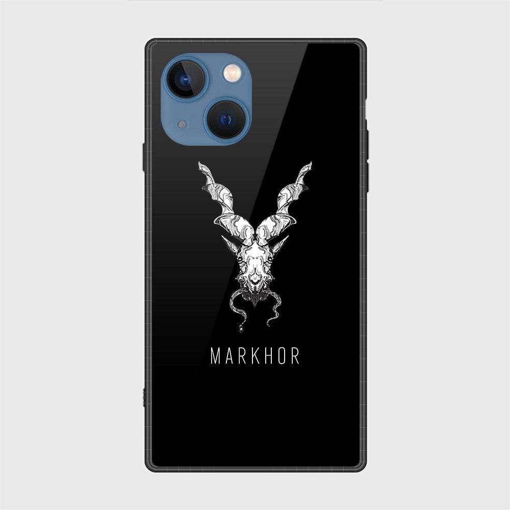 iPhone 13 Cover - Markhor Series - HQ Ultra Shine Premium Infinity Glass Soft Silicon Borders Case Design3