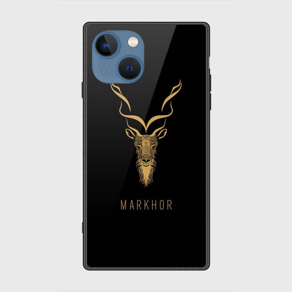 iPhone 13 Cover - Markhor Series - HQ Ultra Shine Premium Infinity Glass Soft Silicon Borders Case Design4