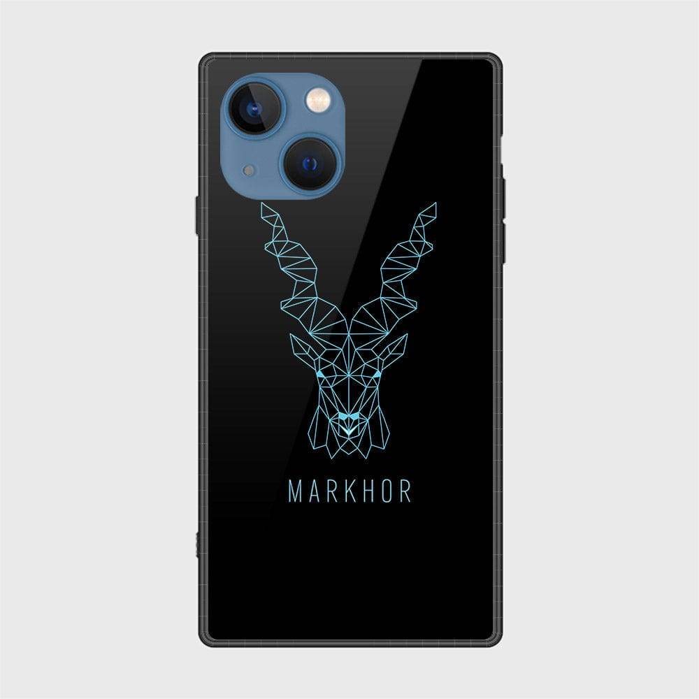 iPhone 13 Cover - Markhor Series - HQ Ultra Shine Premium Infinity Glass Soft Silicon Borders Case Design5